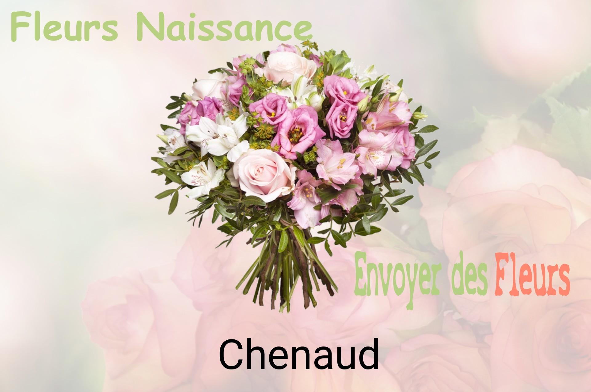 Bouquet de fleurs de naissance livré à Chenaud